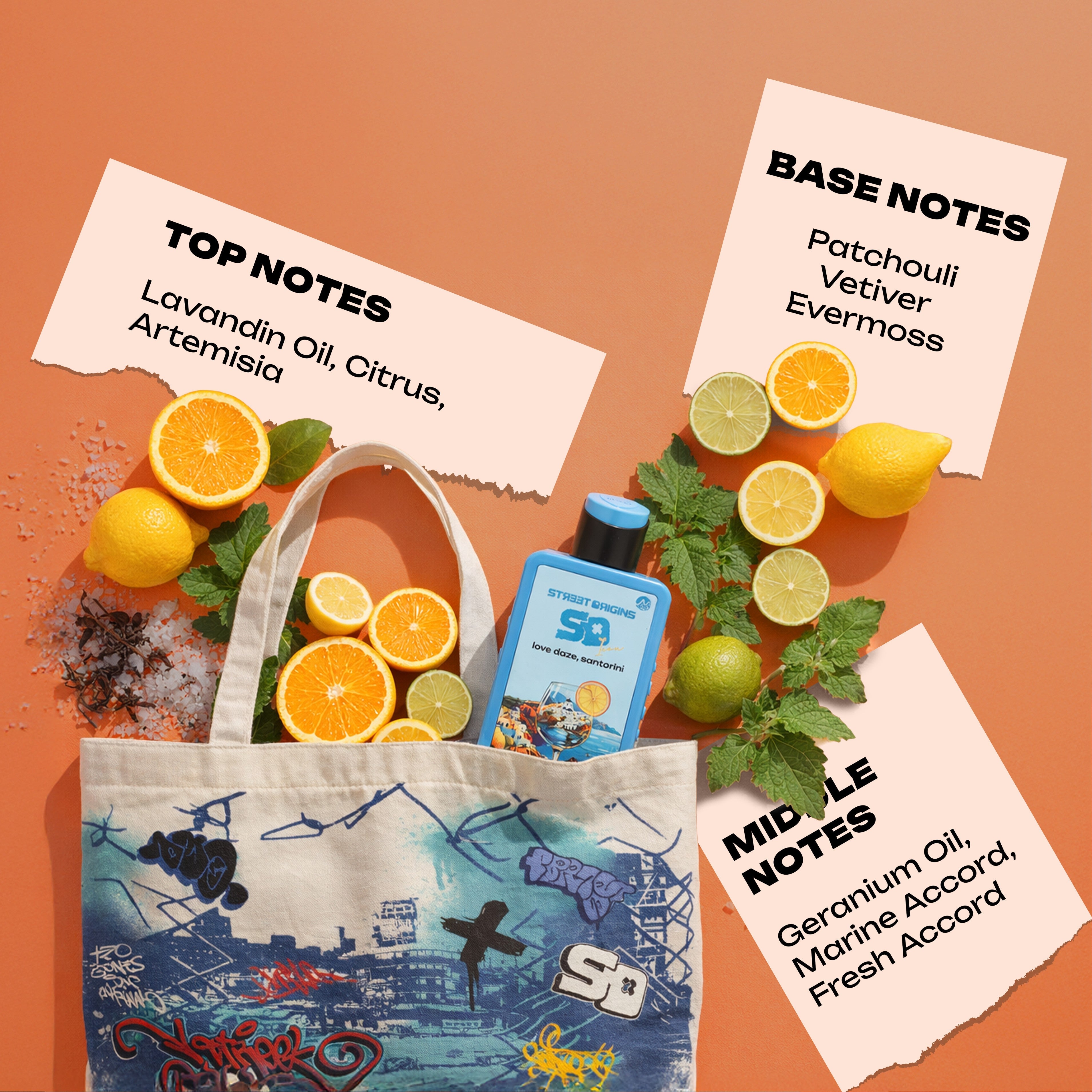 Street Origins Love Daze, Santorini 75ml Extrait de Parfum