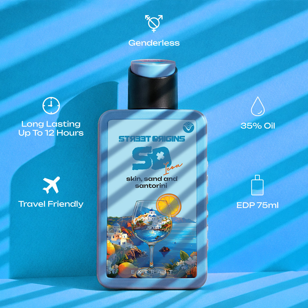 Street Origins Skin, Sand & Santorini 75ml Extrait de Parfum